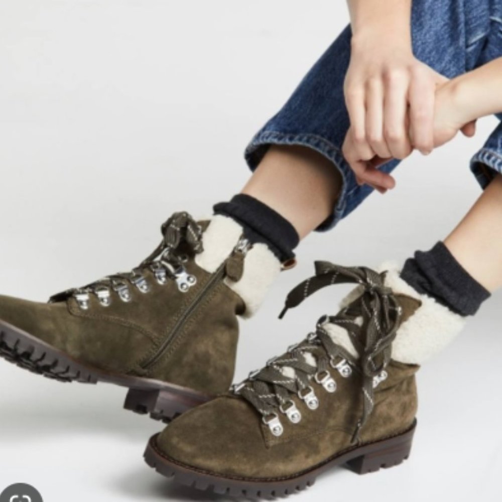 Rebecca Minkoff Jaylin Suede and Faux Fur Boots